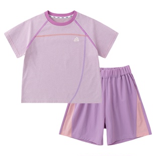 【吸湿速干】嘟嘟家儿童套装宝宝夏季短袖短裤两件套男童女童衣服