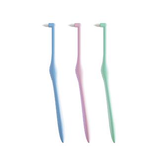 正畸牙刷尖头单束刷成人适用矫正牙齿牙套小头牙刷牙缝刷定制