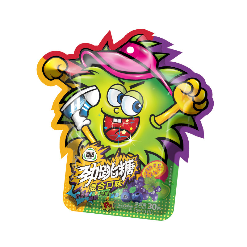 百达劲跳糖儿童跳跳糖小包装大颗粒商用网红食玩喜糖批发零食糖果