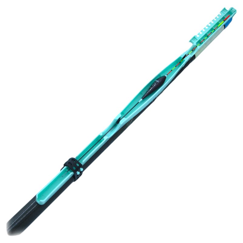 鱼竿前堵漂线一体快速收纳器