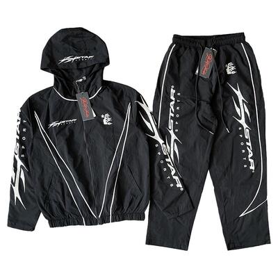 Hellstar Studios Sample Hoodie 拼接拼色休闲风衣运动长裤外套
