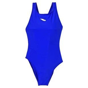 浩沙女2025年新款高级感竞速连体游泳衣青少年单层无胸垫三角高弹