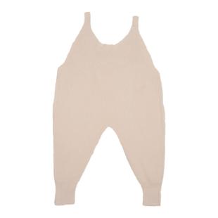 小蜜糖童装女童夏季新款轻薄凉爽冰丝背带裤洋气女宝宝吊带连体裤