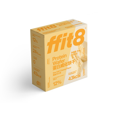 【TK1任选】ffit8蛋白质威化饼干60g零食曲奇高蛋白下午茶爆米花