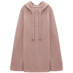 COCOBELLA璀璨星河细闪亮片针织衫上衣软糯连帽毛衣MZ3107-2