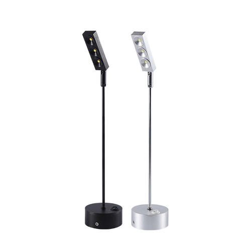 led1w3W柜台射灯展示可充电无线射灯首饰玻璃珠宝立杆展会小射灯