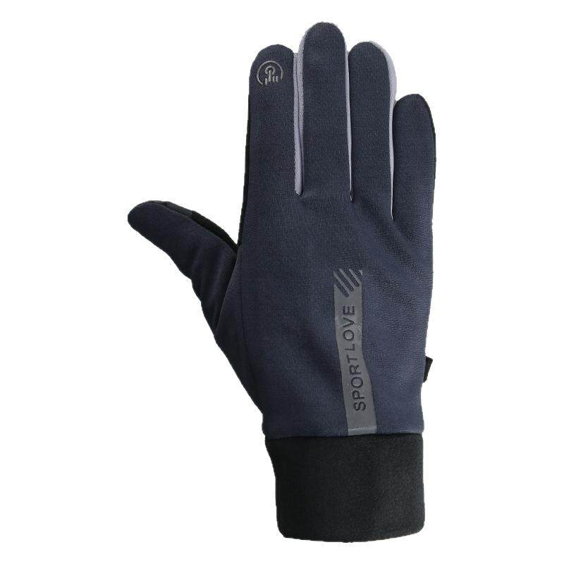 冬季防风防水加绒保暖触屏秋冬季