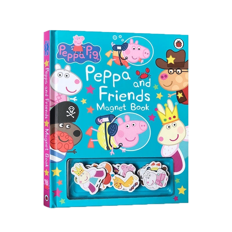 PeppaPig精装磁铁游戏书