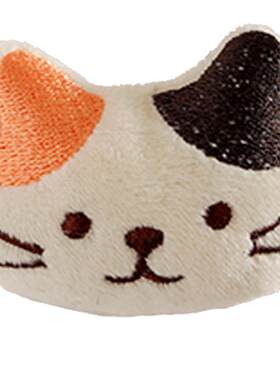 卡通毛绒小猫咪公仔胸针日系