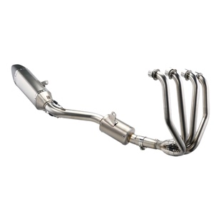 适用于凯越450RR升级全段不锈钢排气管改装51MM侧排带鼓配消音器