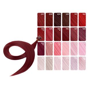 ND家毛娘万用发排097-120色cos假发料发片深浅朱红粉桃白烟紫bjd