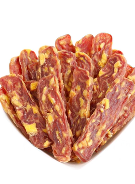 狗狗蛋黄鸭肉干宠物零食片美含毛增拌粮肥营养大中小型犬幼训练