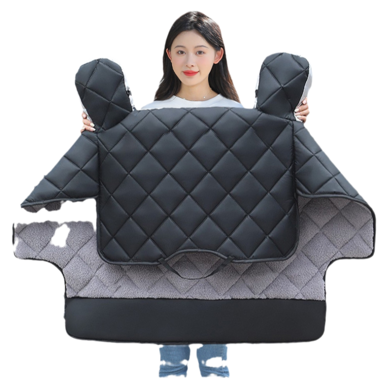 踏板电动摩托车保暖女