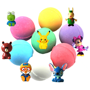 日本入浴精油泡泡洗澡球大人儿童玩具泡澡球艾草花香泡脚沐浴盐球