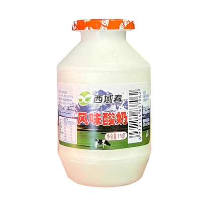 新疆西域春酸牛奶165g*5瓶小白瓶