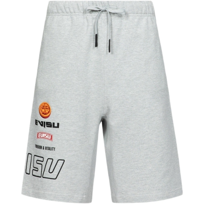 男士家花刺绣标志印花短裤Evisu