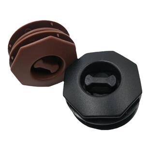 汽车脚垫防滑卡扣 旋钮地毯卡扣丝圈双层拆卸纽扣 汽车脚垫固定扣