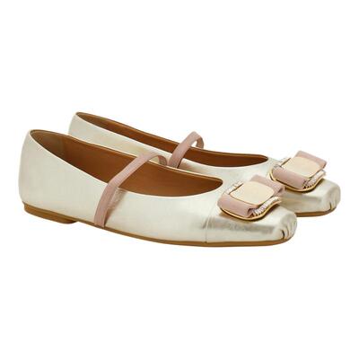 【新年礼物】FERRAGAMO菲拉格慕女士Vara扣饰芭蕾舞平底鞋