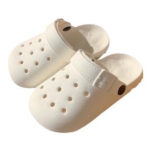 细细条 儿童凉拖鞋夏季拿铁色防滑度假亲子沙滩鞋男童女童洞洞鞋