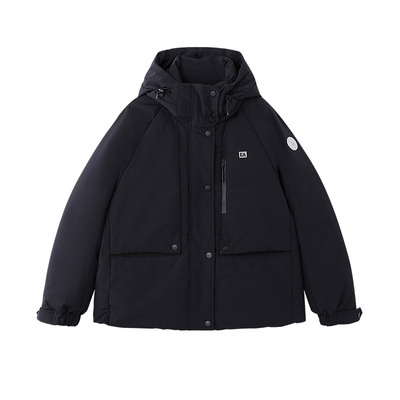 ELLEACTIVE女装短款连帽羽绒服