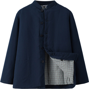 棉花棉袄男纯手工内胆老式冬季加厚传统中式中老年人爸爸唐装棉衣