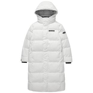 KELME卡尔美羽绒服女士冬季新款运动长款大衣加厚保暖防寒外套