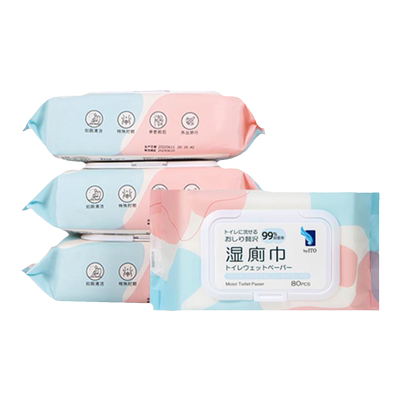 byITO艾特柔湿厕纸80抽4包