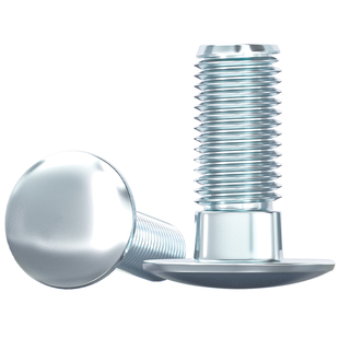 镀锌马车螺丝桥架货架螺栓大扁头半圆头四方颈螺钉M4M5M6M8M10M12