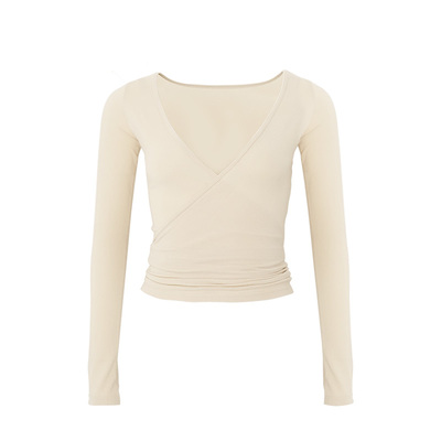 WellD SKIN 肌肤系列！超薄Ballet绑带上衣+吊带 简约高级两件套