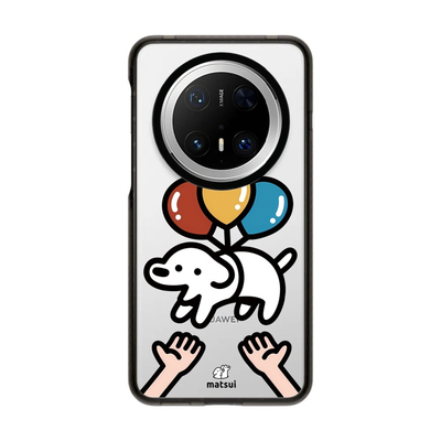 Matsui快乐狗狗适用于华为mate80 Pro Max手机壳防摔Mate70Pro/60Pro+手机壳磁吸透明保护套