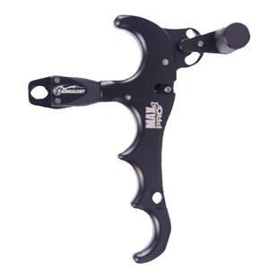 复合弓撒放器火球弓箭发射器扳机两用钢珠合金射箭握式四指撒放器