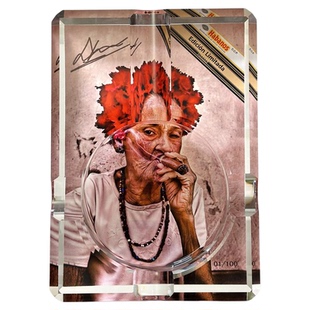 限量雪茄烟灰缸水晶大号四槽雪茄吧专用办公室家用单人位高端酒吧