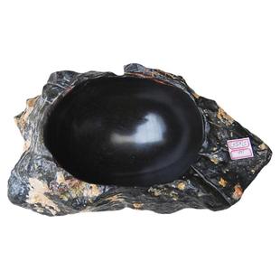 天然原石笔洗灵璧石精品墨海石头花盆文房不带盖大中号砚台墨汁