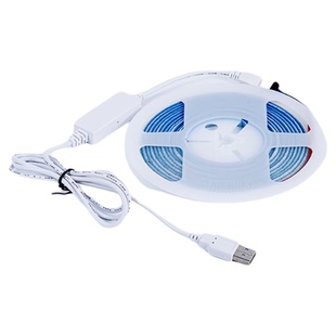 WS2812B追光流水cob幻彩5mm灯带USB智能语音变色rgb装饰跑马灯条