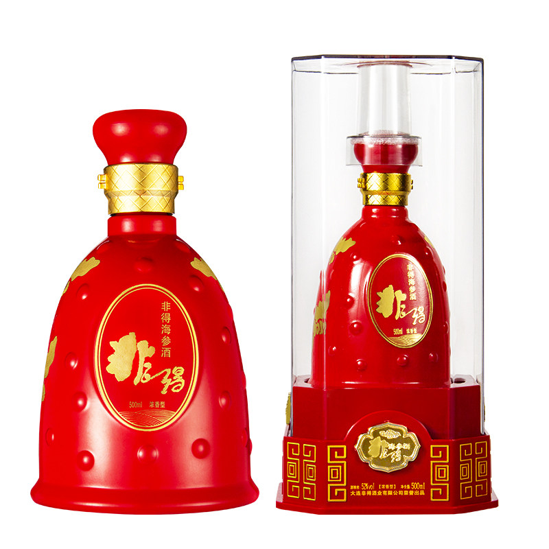 非得红瓷海参酒婚宴喜酒浓香型