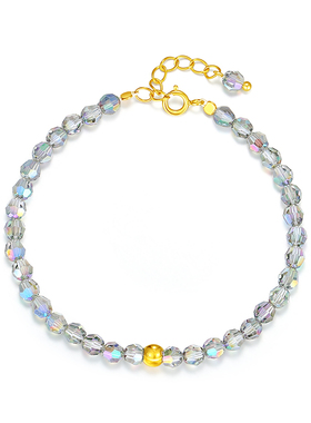 奥地利水晶手链小众精致999足金