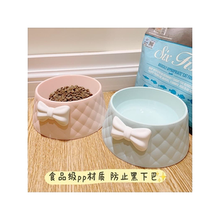 宠物狗碗狗盆双碗饮水猫碗可爱水碗狗狗食盆猫粮饭盆猫咪用品