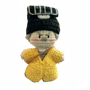 英叔钩织diy材料包挂件僵尸道长公仔玩偶手工编织礼物送朋友挂饰