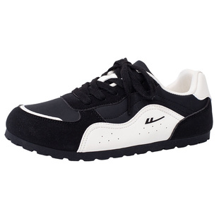 回力黑色德训鞋女2026新款春季板鞋轻便软底运动鞋女款百搭鞋子女