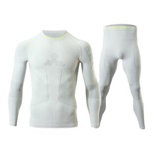 PlayTop火山泥圆领滑雪速干衣排汗透气压缩跑步滑冰功能内衣男款