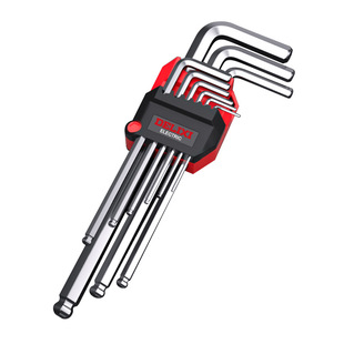 德力西电气内六角扳手套装六棱六角六方螺丝刀加长小内6角匙工具