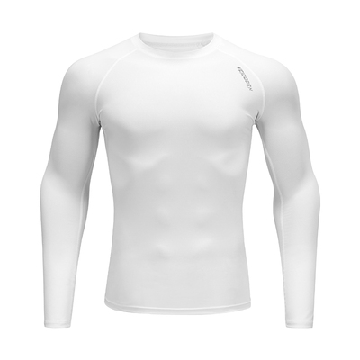 维动紧身衣长袖男健身训练压缩衣