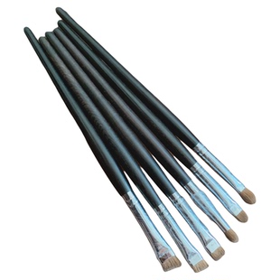 慕姿澜传承系列黄狼尾眉刷眼部刷眼影细节刷尖锥刷沧州乌木化妆刷