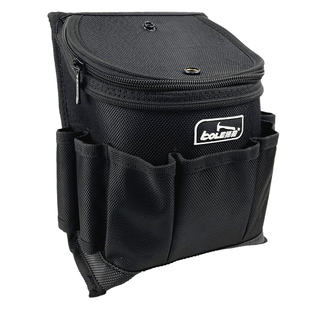 博勒水电工腰包 带盖护腰腰带袋 加硬加厚耐磨防水维修安装工具包