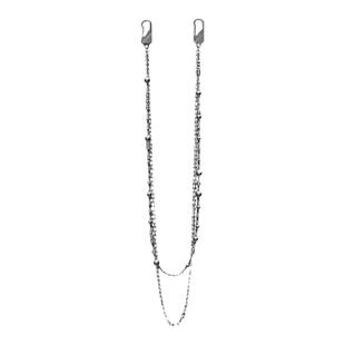 WACKYE 杨和苏TizzyT同款 原创设计潮流金属竹节裤链