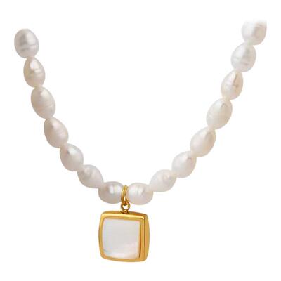 览物馆不褪色淡水珍珠项链