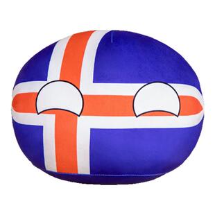 波兰球国家球毛绒玩具团子抱枕公仔玩偶动漫周边二次元可爱礼物男