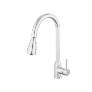 摩恩304不锈钢冷热水厨房龙头水抽拉洗菜盆水槽龙头KF14350/09351