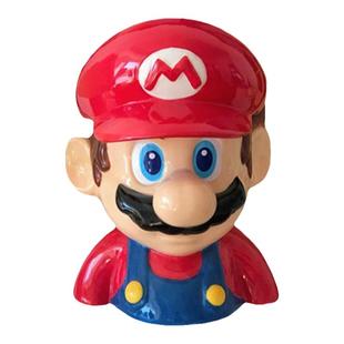 马里奥陶瓷收纳罐问号家居装饰摆件卡通童年回忆客厅储物罐送儿童