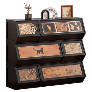 网红创意五斗柜卧室储物柜收纳家用客厅靠墙床尾置物整理小立柜子